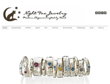 Tablet Screenshot of nightfoxjewelry.com